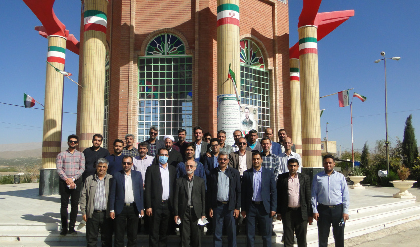 برگزاری مراسم غبار روبی مرقد مطهر شهدای گمنام به مناسبت هفته بسیج