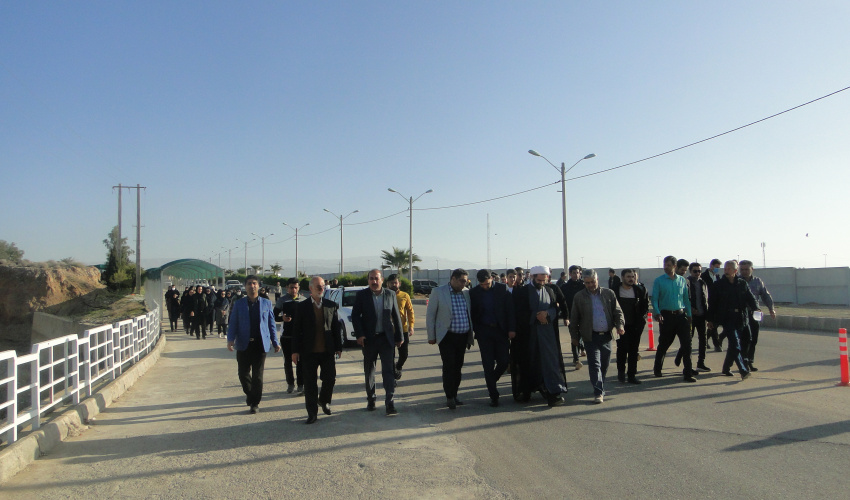 برگزاری همایش پیاده روی صبح گاهی به مناسبت روز جوان در دانشگاه فسا
