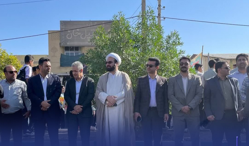 حضور پرشور دانشگاهیان دانشگاه فسا در راهپیمایی یوم‌الله ۱۳ آبان
